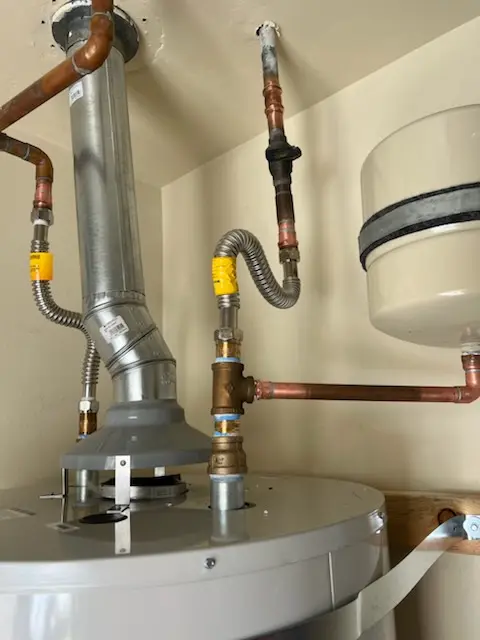 Water heater installation and plumbing repair in North Michigan Park